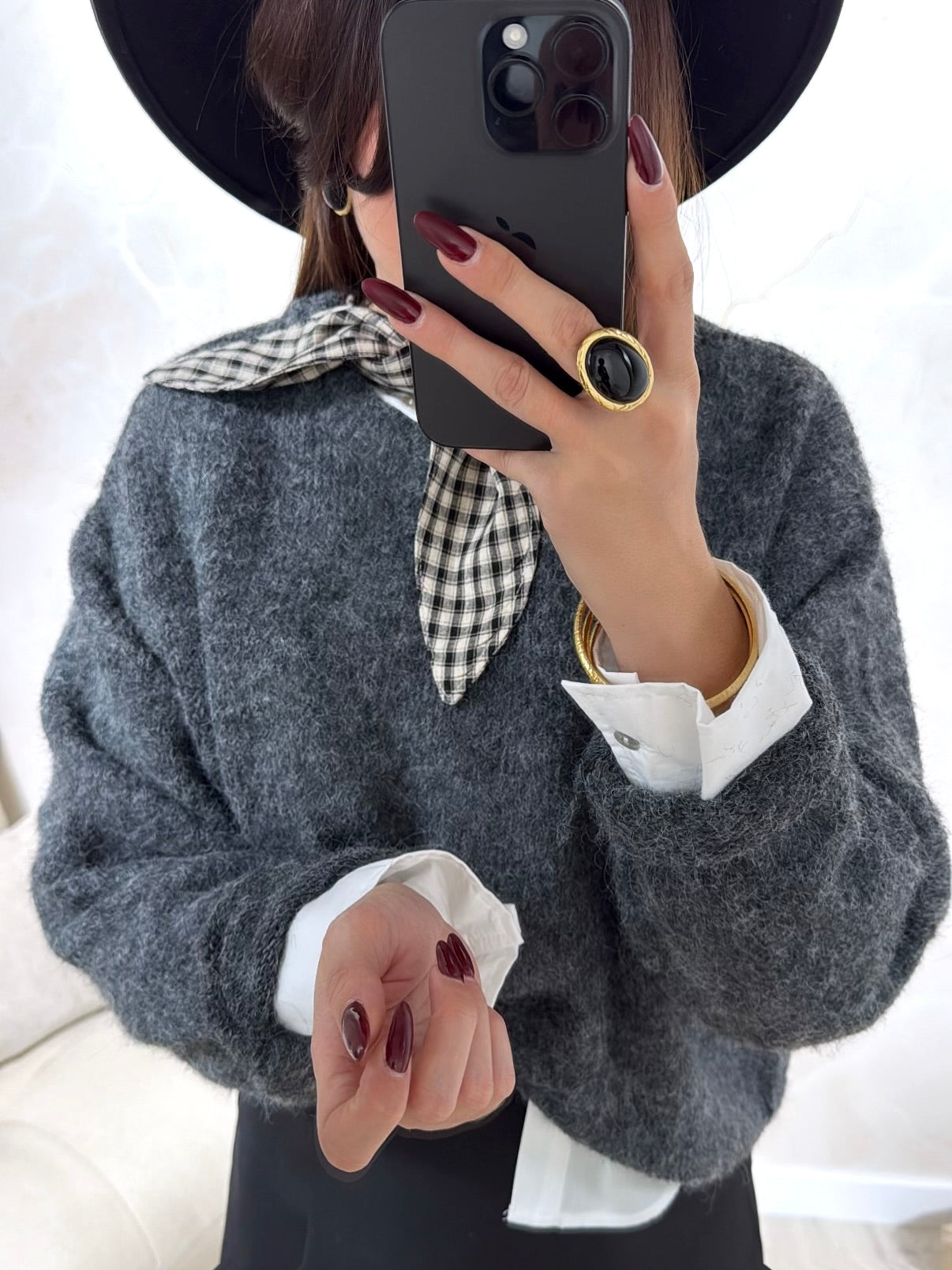 Pull Shérif Gris Foncé