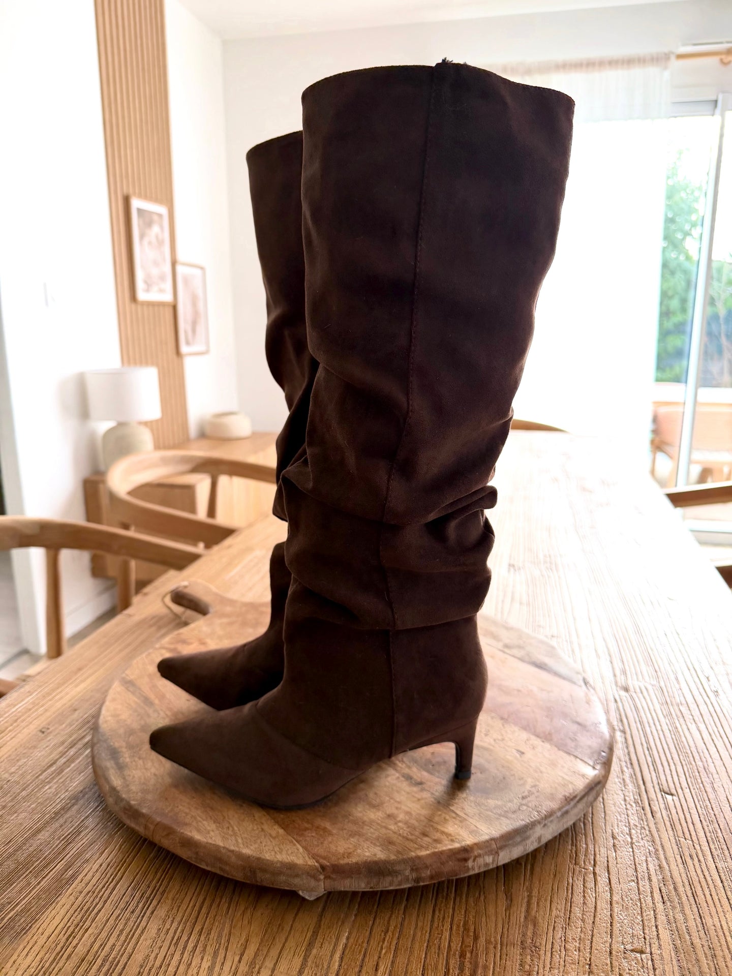 Bottes Nathalia Marron