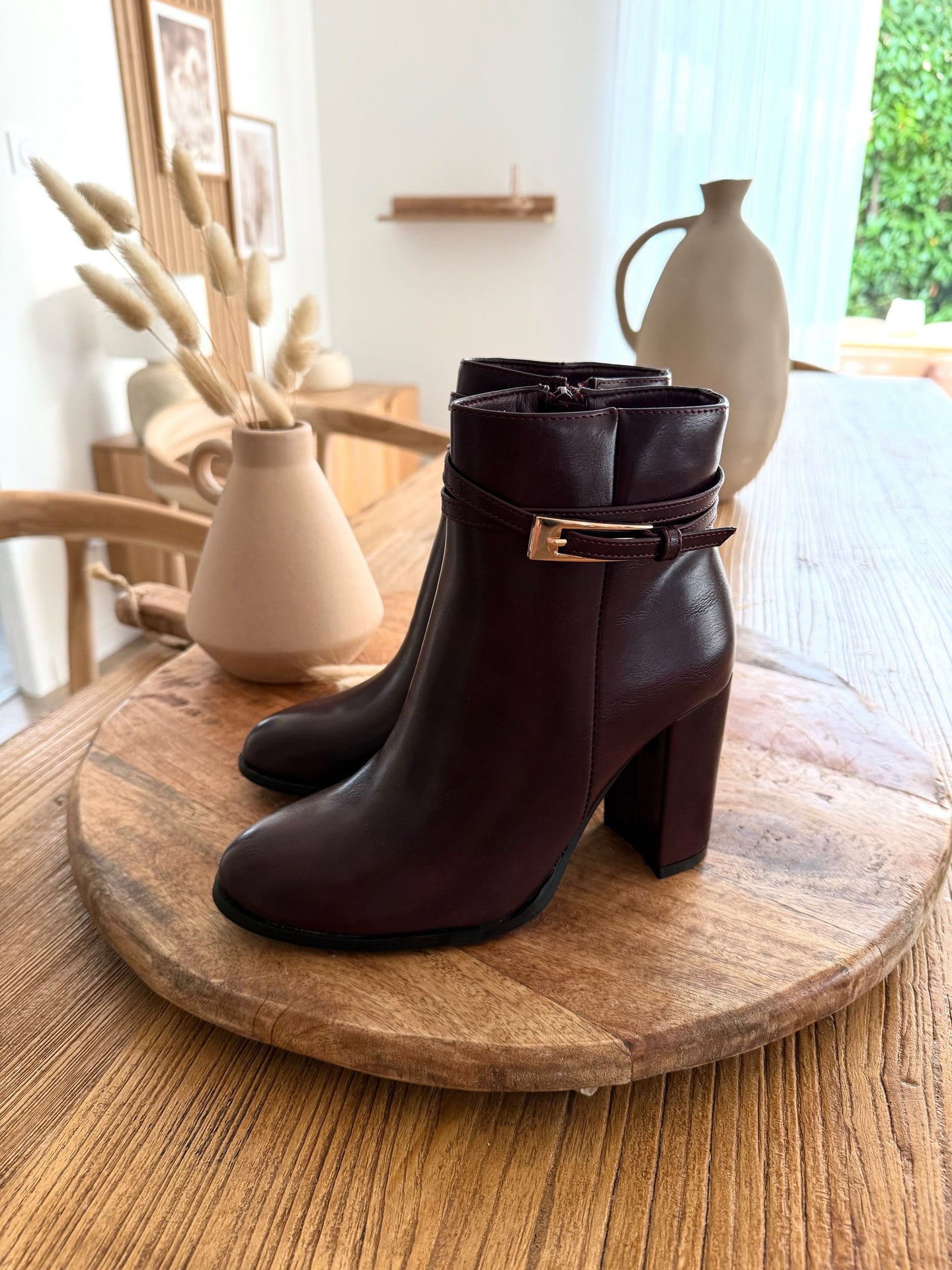 Bottines Madeleine Prune