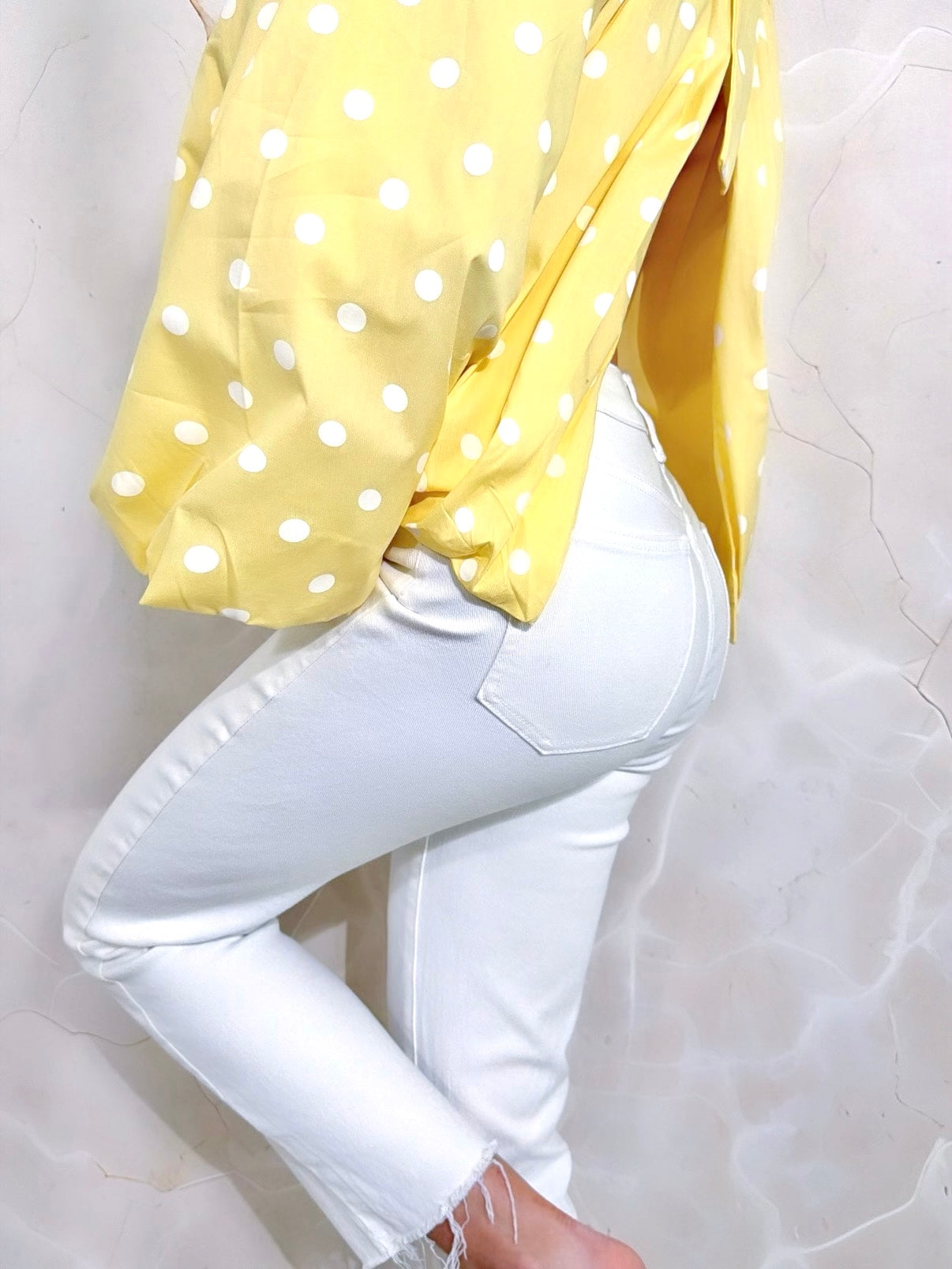 Jean Mom Lucas Blanc