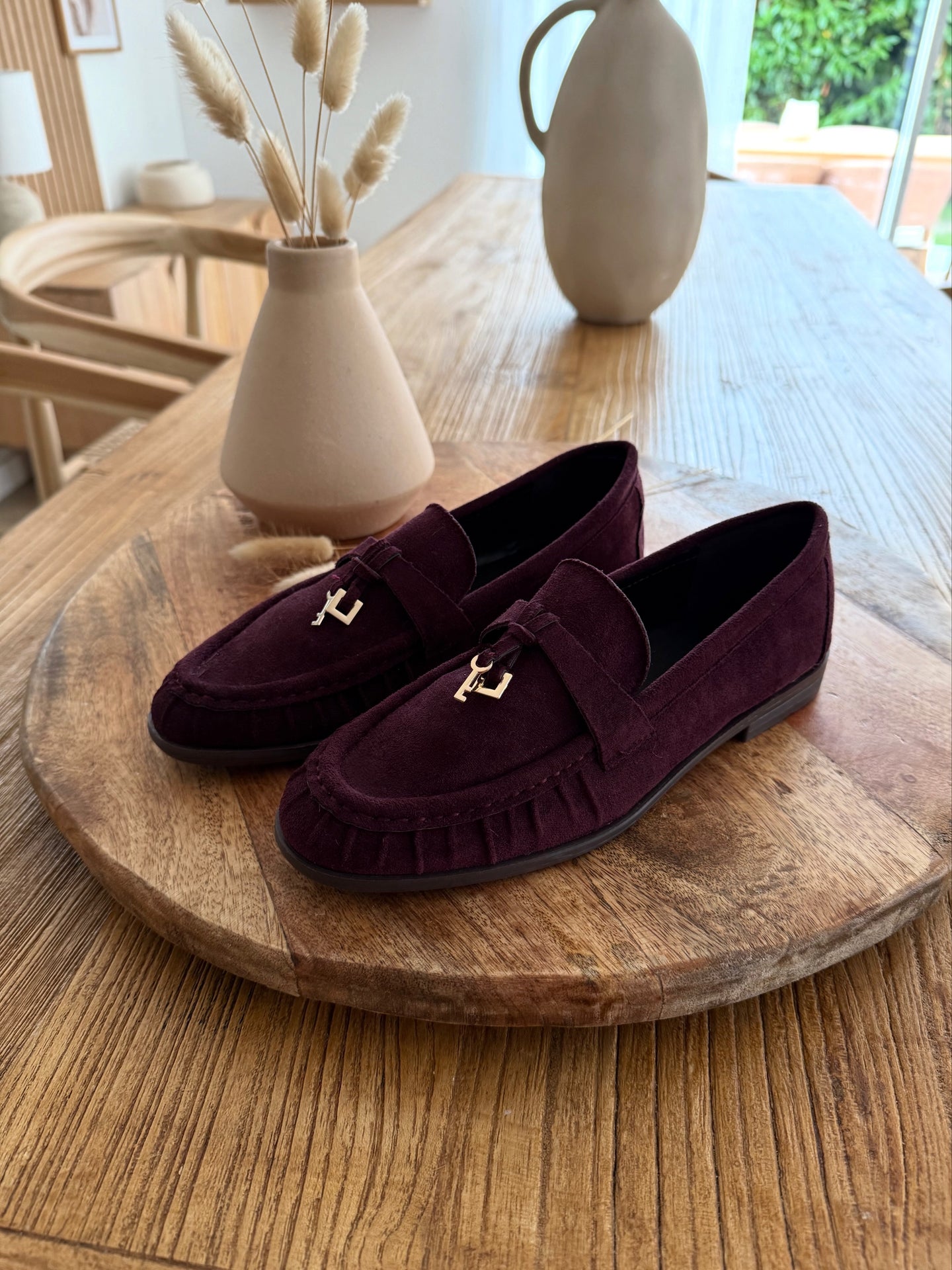Mocassins Adèle Prune